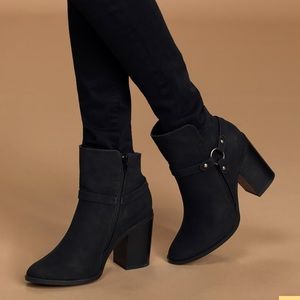Black booties!